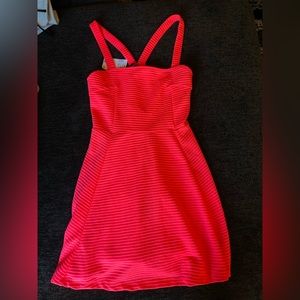 Neon Pink Dress new with tags H&M size small